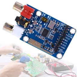 I2S ADC Audio I2S Capture Card Module 24BIT 192K 96K 48K Lossless Digital Audio Decoder Support 3.5MM/RCA Input