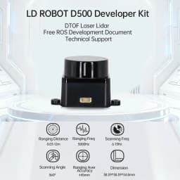 LDROBOT D500 D800 Lidar Kit DTOF Laser Radar Lidar Scanner 360° 30000Lux 5000Hz Support ROS1 ROS2 for Indoor and Outdoor