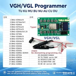 Suitable for S Samsung TV VGH/VGL Programmer TU KU MU BU NU AU CU DU VGH/VGL Programmer