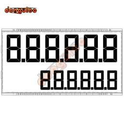 12-Digits Segment LCD Screen Gilbarco 12 Digit LCD