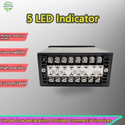 5-Digit LED Force Indicator Display Meter for Strain Gauge Load Cell with Mounting Clamp Bracket Industrial Force Control Tool