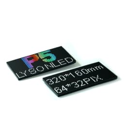 2PCS P5 Full Color Module Indoor Electronic Screen Conference Room Grande Screen Display LED Panel 320*160mm RGB 64x32 Dots