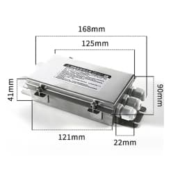 Load Cell Stainless Steel Waterproof Dust-proof Weighing Small Scale Sensor Metal 4 Core Wire Junction Box Excitation Sensing