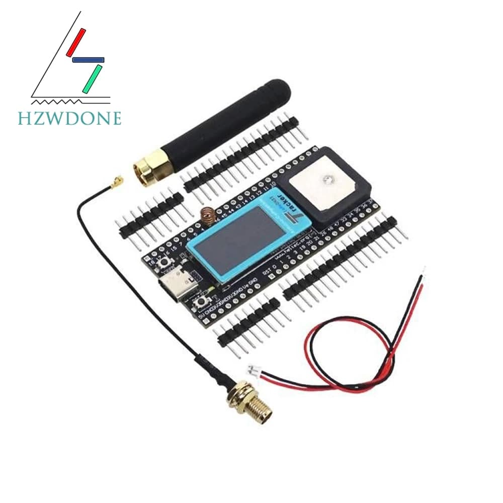 Heltec ESP32 LoRa Meshtastic Asset Tracker SX1262 Wi-Fi Bluetooth GPS Tracker for Vehicle Bike Kids Pet Car Fitness Tracker