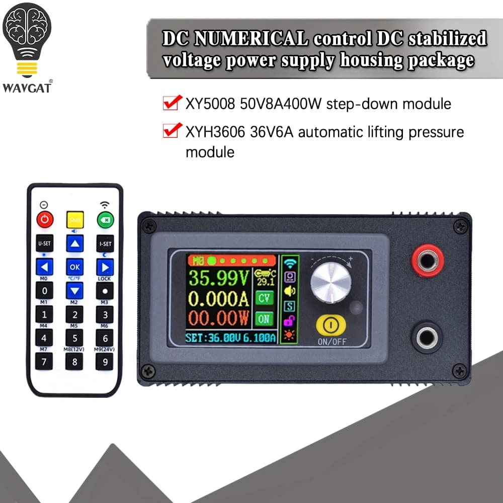 High-end DC DC Buck Converter CC CV 0-50V 6A 8A 216W 400W Power Module Adjustable Regulated laboratory power supply WIFF APP