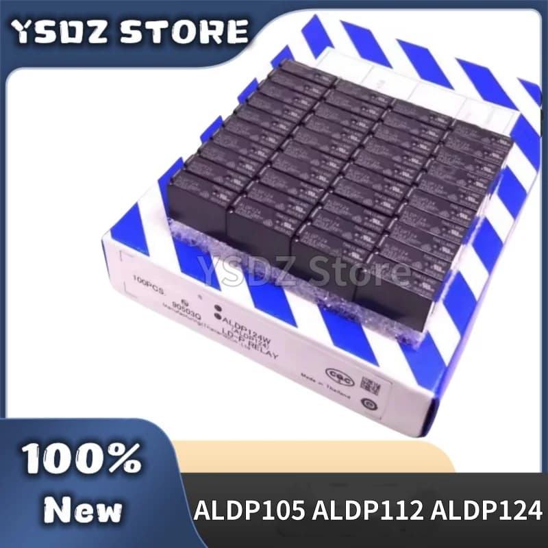 50PCS/LOT 100% New original Box RELAY ALDP105 ALDP112 ALDP124 5V 12V 24V DC Relay in stock