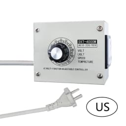 4000W High-power Adjustable Voltage Regulator AC220V/AC110V Dimmer Speed Temperature Light Compact Variable Voltage Controller