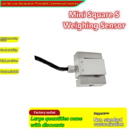 50kg Micro S Type Weighing Sensor Tension Pull Pressure Sensor M6 Threaded Loadcell for Belt Scale Crane Scale 5-50kgLab