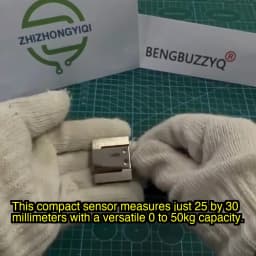 50kg Micro S Type Weighing Sensor Tension Pull Pressure Sensor M6 Threaded Loadcell for Belt Scale Crane Scale 5-50kgLab