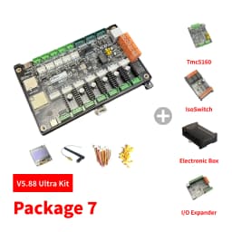PiBot FluidNC GrblHAL ESP32-S3 6+1 Axis CNC Controller V5.88 Ultra