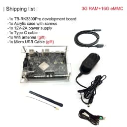 VoltSRK3399Pro AI Development Kit Single Board Computer For Artiticial Intelligence Deep Learning Accelerate TensorFlow Android/