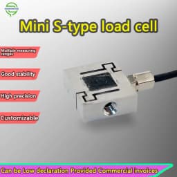 High Precision Load Cell SM2, 5kg-50kg Stainless Steel IP66 Waterproof, 2.0±10% Output Sensitivity, Operating Temp -20℃ to 70℃