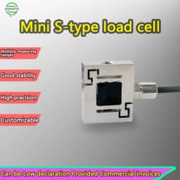 High Precision Load Cell SM2, 5kg-50kg Stainless Steel IP66 Waterproof, 2.0±10% Output Sensitivity, Operating Temp -20℃ to 70℃