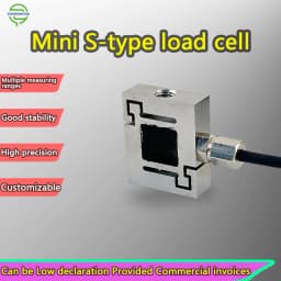 High Precision Load Cell SM2, 5kg-50kg Stainless Steel IP66 Waterproof, 2.0±10% Output Sensitivity, Operating Temp -20℃ to 70℃