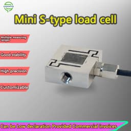 High Precision Load Cell SM2, 5kg-50kg Stainless Steel IP66 Waterproof, 2.0±10% Output Sensitivity, Operating Temp -20℃ to 70℃
