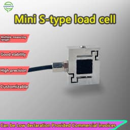 High Precision Load Cell SM2, 5kg-50kg Stainless Steel IP66 Waterproof, 2.0±10% Output Sensitivity, Operating Temp -20℃ to 70℃