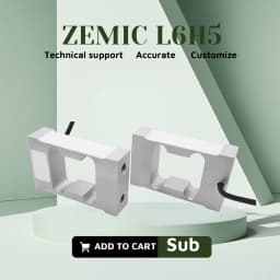 ZEMIC L6H5 Weighing Sensor L6H5-C3 Cantilever Load Cells Weighing Force Sensor Compression Industrial Robot Automation Tester