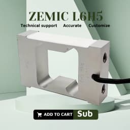 ZEMIC L6H5 Weighing Sensor L6H5-C3 Cantilever Load Cells Weighing Force Sensor Compression Industrial Robot Automation Tester