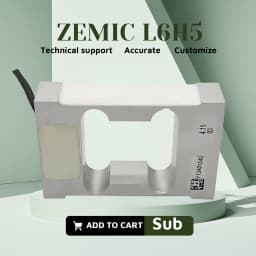 ZEMIC L6H5 Weighing Sensor L6H5-C3 Cantilever Load Cells Weighing Force Sensor Compression Industrial Robot Automation Tester