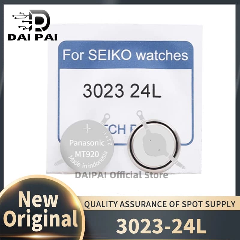(1Pcs/Lot) 100% New original 3023-24L 3023.24L 3023 24L MT920 Watch dedicated rechargeable battery
