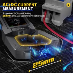 FNIRSI DMC-100 DC AC Current Clamp Meter 10000 Counts Digital Multimeter 600A Amperimetric Clamp Tester NCV Electrician Tools