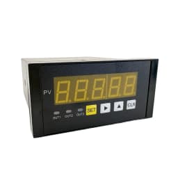 Through-Hole Load Cell and 5-Digit Force Indicator Set Stainless Steel Donut Load Cell for Bolt Tension Measurement 5t