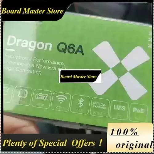 BoMaSRadxa Dragon Q6A Dev Board QCS6490 12TOPS LPDDR5 Linux OS Gigabit Ethernet For AI Edge Computing