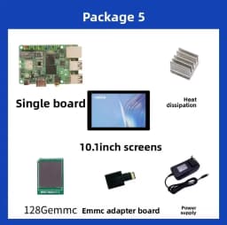 BoMaSRadxa Dragon Q6A Dev Board QCS6490 12TOPS LPDDR5 Linux OS Gigabit Ethernet For AI Edge Computing
