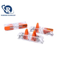 60PCS WAGO connectors wire connector 221-2401 221-2411 straight-through electrical installation terminal Bidirectional wiring