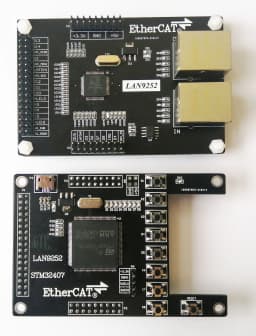 LAN9252 Slave LAN9252 Development Board STM32407 STM32F407 EtherCAT Slave 16IO CIA402
