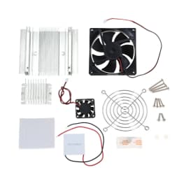 12V DIY Thermoelectric Peltier Refrigeration Cooling System Kit Semiconductor Cooler Conduction Module+Fan + TEC1-12706