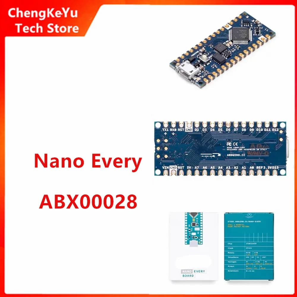New&Original For Arduino Nano Every ABX00028 ATMega4809 Development Board ABX00028