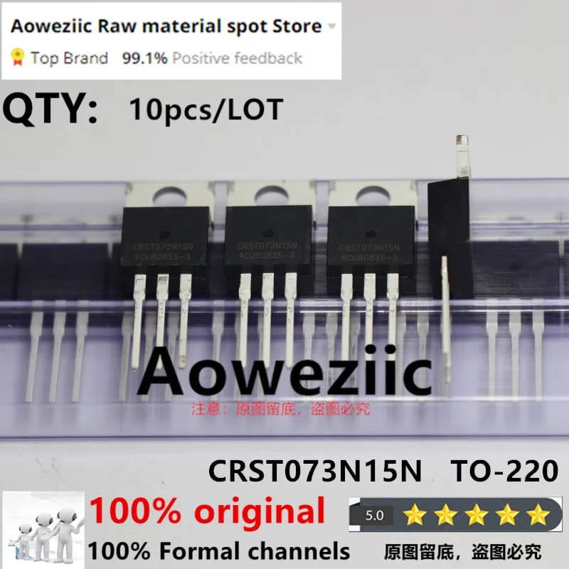 Aoweziic 2022+ 100% New Original CRST073N15N 073N15N TO-220 N-channel MOS FET 150V 160A