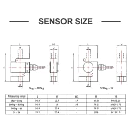 High Quality S Type Weighing Sensor Weight Sensor Load Cell +Load Cell Indicator ,Display 10kg 20kg 30kg - 1 Ton 2T Biosensor