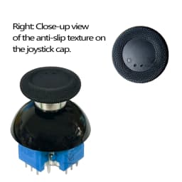 For PS5 PS4 K-SILVER JT13-005 320 Tension Adjustable TMR Magnetic Joystick 30-80gf Force Anti-drift Stick Repair Module