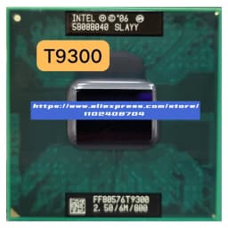 2 Duo T9300 SLAQG SLAYY CPU 2.5 GHz Dual Core Dual Thread PGA 478 6M 35W Socket P
