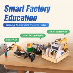 ACEBOTT ESP32 STEM Smart Factory Education Kit School Smart Home Kit Education Solution Series for Arduino