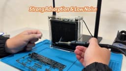 Soldering Fume Absorber Electronics Kit DIY Smoke Extractor with LED Fan Essential Soldering Station Accessory for Smoke Removal