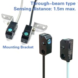 Ultra Small Type of Laser Photoelectric Sensor Switch NPN PNP 12-24VDC Through-beam Type/Spot Reflective Type Small Light Spot