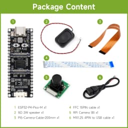 Waveshare ESP32-P4-Pico Development Board ESP32 P4 Module ESP32-P4 MCU Featuring 32-bit RISC-V Dual-Core and Single-Core