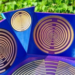 ERICAT Multi-Wave Oscillator, 24-Level MWO Matrix Bowl, Water Activates and Harmonics Balance to Eliminate Negative Energy