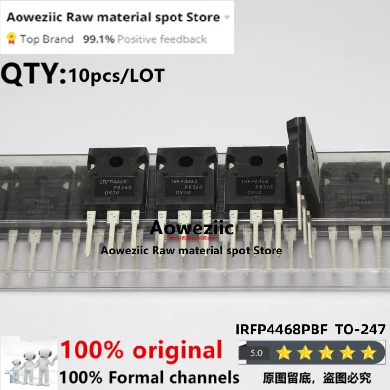 Aoweziic 2023+ 100% New Imported Original IRFP4468PBF IRFP4468 TO-247 N-Channel MOS FET 100V 195A