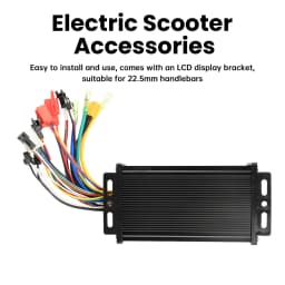 36V 48V 64V 30A Electric Vehicle Motor Controller 750-1500W Sine Wave Three-Mode Driver SM Connector Instrument Bicycle S866