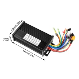 36V 48V 64V 30A Electric Vehicle Motor Controller 750-1500W Sine Wave Three-Mode Driver SM Connector Instrument Bicycle S866