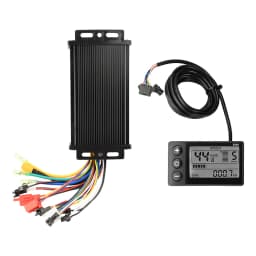 36V 48V 64V 30A Electric Vehicle Motor Controller 750-1500W Sine Wave Three-Mode Driver SM Connector Instrument Bicycle S866