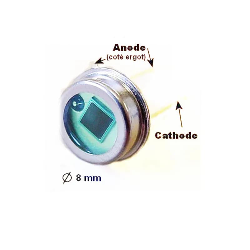 5PCS Brand new original BPW21R BPW21 photodiode wavelength 565nm silicon photovoltaic cell