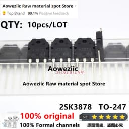 Aoweziic 2021+ 100% New Imported Original K3878 2SK3878 TO-247 N-Channel MOS Type Switching Regulator Applications 9A 900V