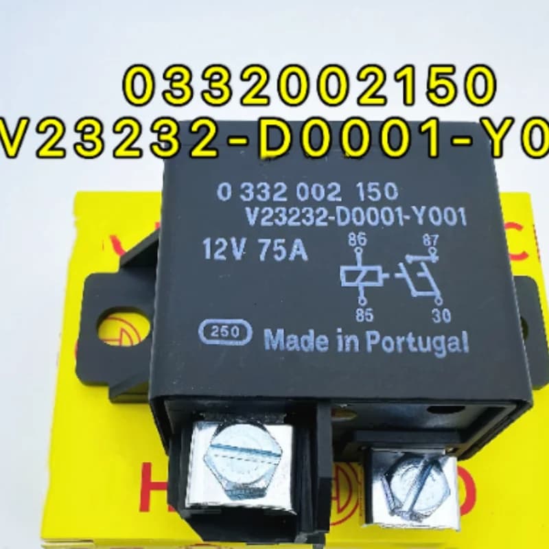 New 0332002150 paver 12V75A relay V23232-D0001-Y001 universal