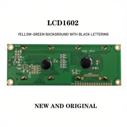 2pcs LCD1602 WH1602L 16*2 16x2 Yellow-green Background with Black Lettering New AMD Original