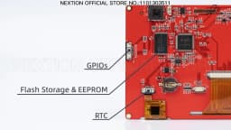 NEXTION 7.0'' Intelligent LCD Touch Display Module NX8048P070-011C/R Multifunction HMI Resistive/Capacitive Without Enclosure